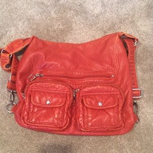 Sunset orange purse from Nordstrom
